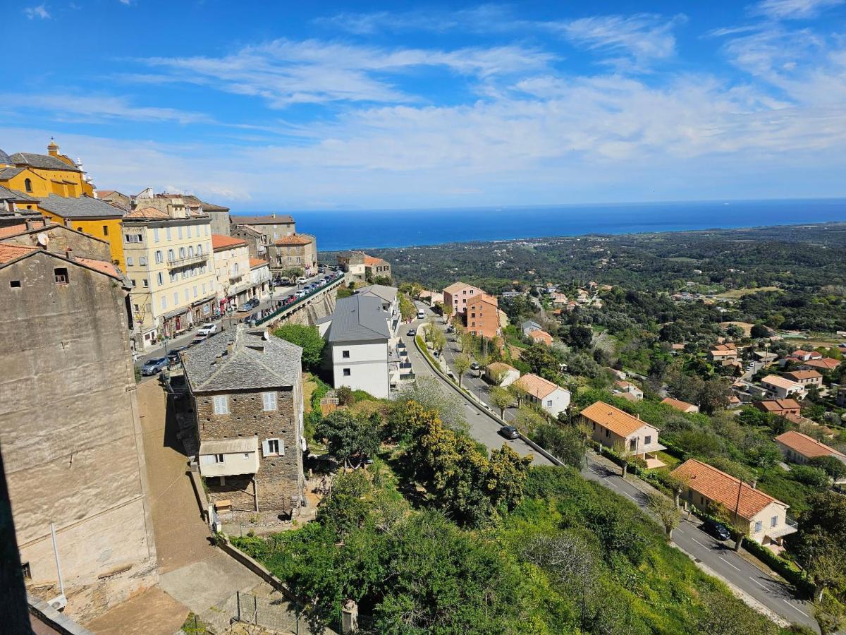 Palazzu Massoni, Magnifique Vue Sur La Mer Et La Montagne, Clim, Wifi, Parking Gratuit Cervione Exterior foto